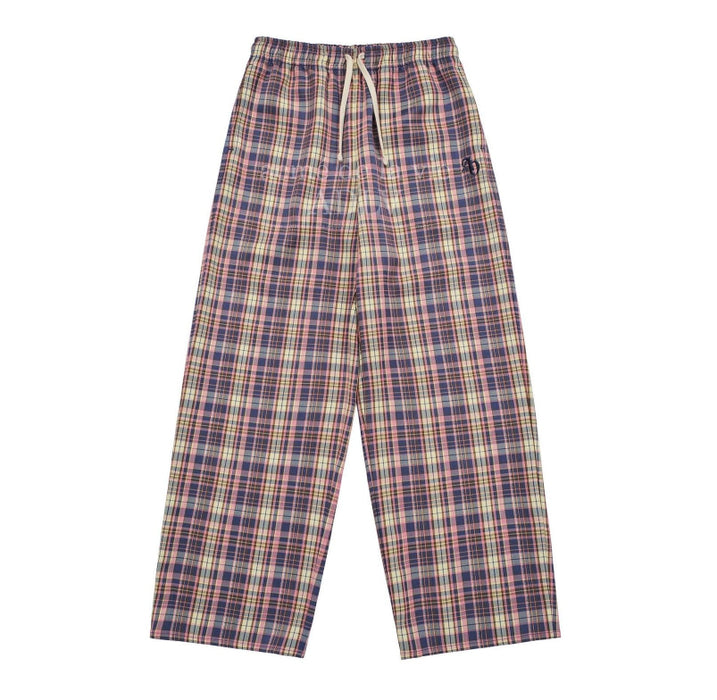 [SEVENTEEN] JEONGHAN TARTAN CHECK WIDE LONG PANTS OFFICIAL MD