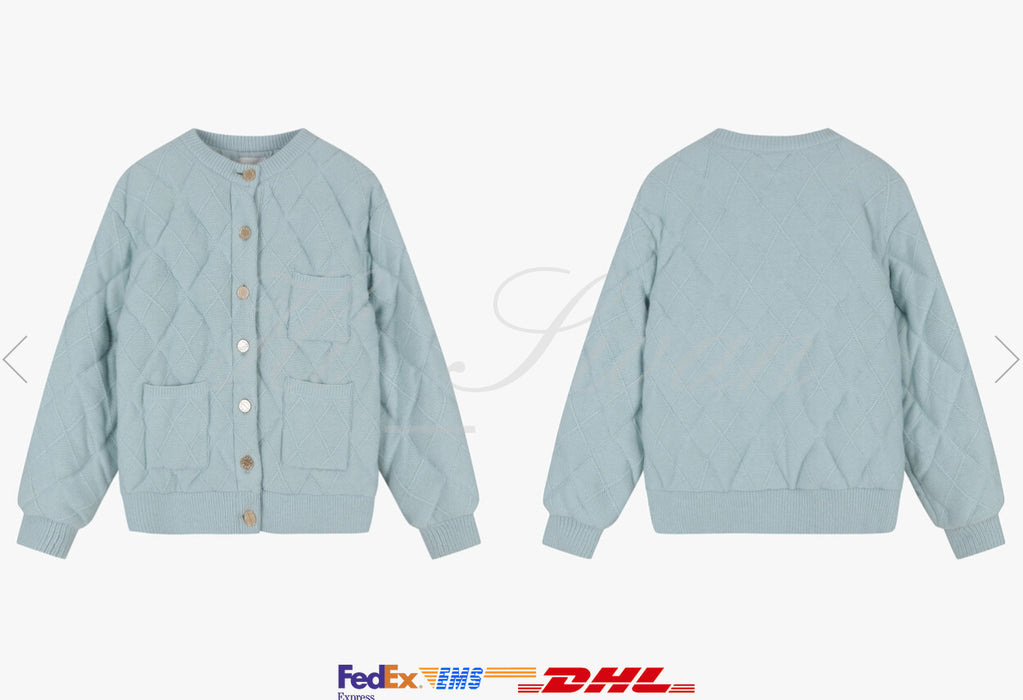 [RED VELVET] - SJYP x YERI Collabo Quilted Knit Down MINT COLOR PW2B9QJM039WPMT