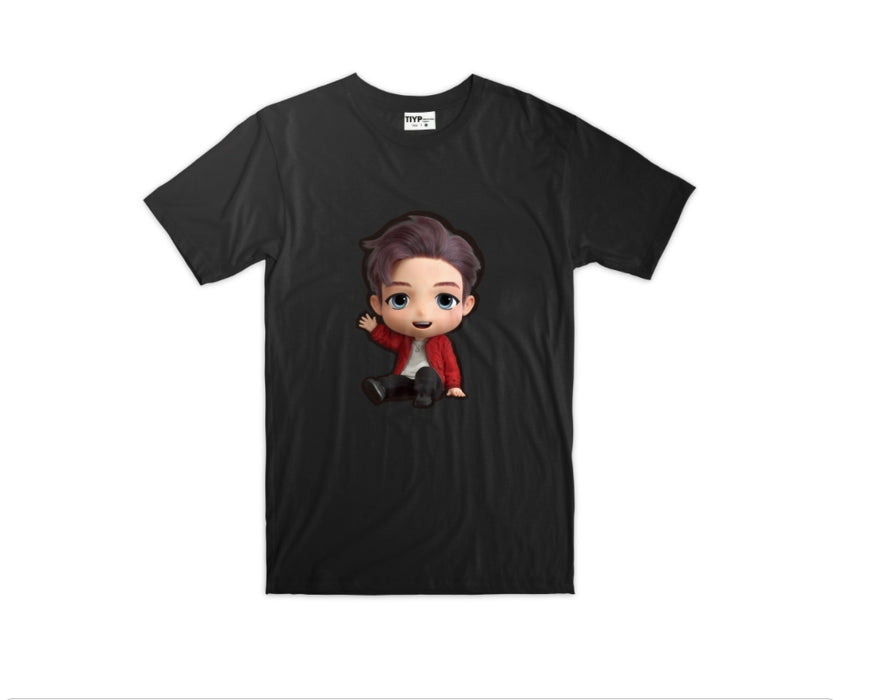 [BTS] - TIYP TinyTAN 3D Black PAJAMA OFFICIAL MD