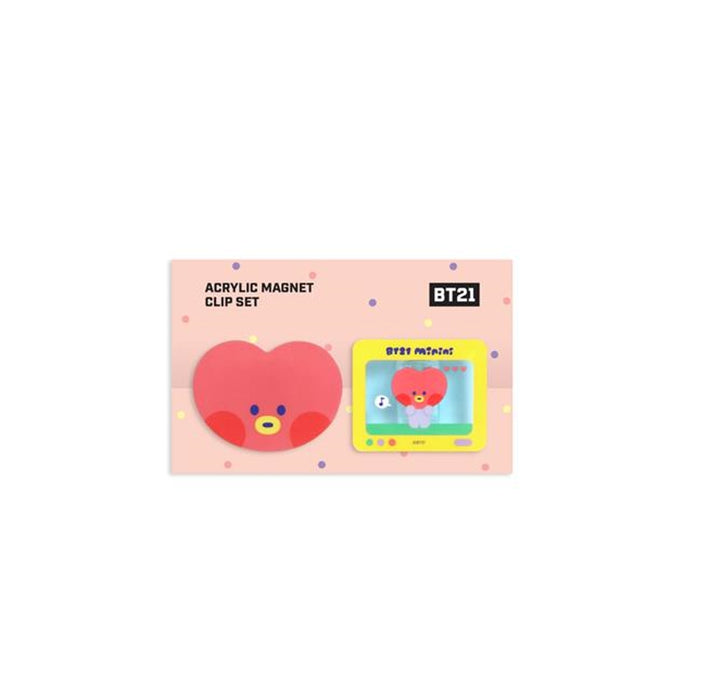 [BT21] Minini Acrylic Magnet Clip Set OFFICIAL MD