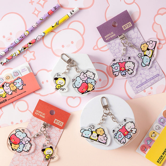 [BT21] Acrylic Keyring OFFICIAL MD