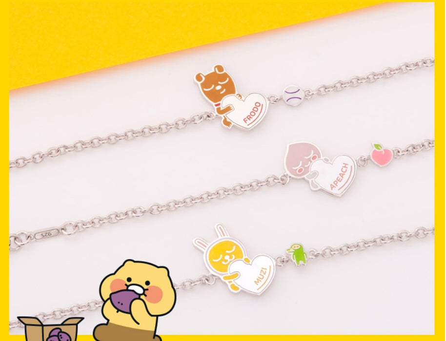 [KAKAO FRIENDS] - Kakao Friends X MINI GOLD Heart Kids Bracelet 15CM OFFICIAL MD