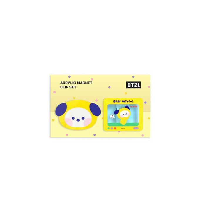 [BT21] Minini Acrylic Magnet Clip Set OFFICIAL MD