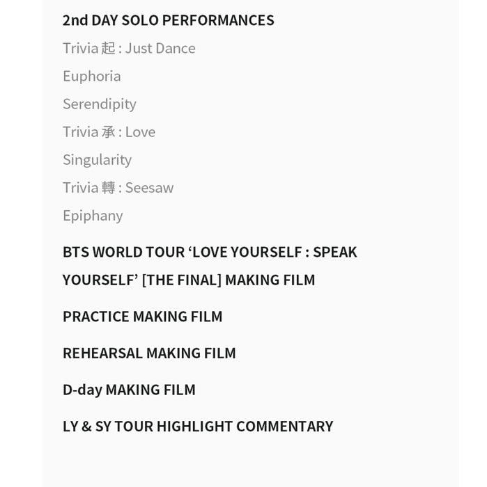 [BTS] WORLD TOUR ‘LOVE YOURSELF : SPEAK YOURSELF’ DIGITAL CODE Official MD