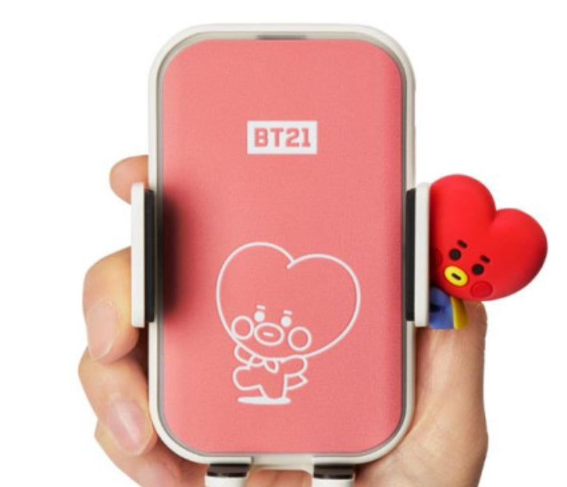 [BT21] - LINE FRIENDS BT21 BABY Car Smartphone Fast Charging Cradle OFFICIAL MD