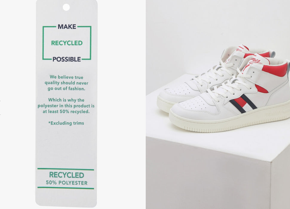 [MAMAMOO]- HWASA Mag Leather Mid-Cut Basket Sneakers WHITE T52B7ARS250JT1YBL