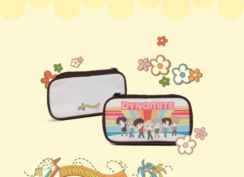 [BTS] - BTS Tinytan Dynamite Multi Pouch Multi-Purpose Travel Cosmetic Pouch