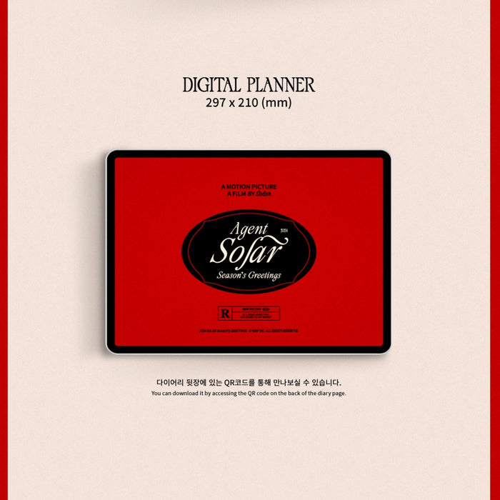 [MAMAMOO] SOLAR 2024 SEASON'S GREETINGS Agent Solar + PRE-ORDER GIFT OFFICIAL MD