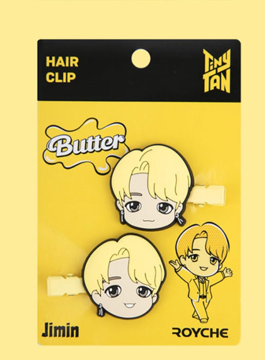 [BTS] - BTS TinyTan Butter Tongs Pins Hairpins Bangs Hair Clips 2pcs OFFICIAL MD