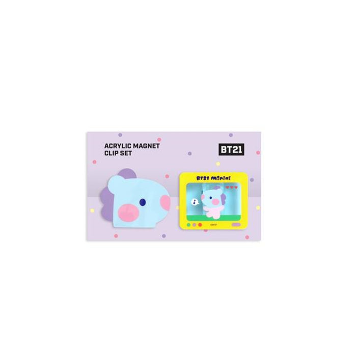 [BT21] Minini Acrylic Magnet Clip Set OFFICIAL MD