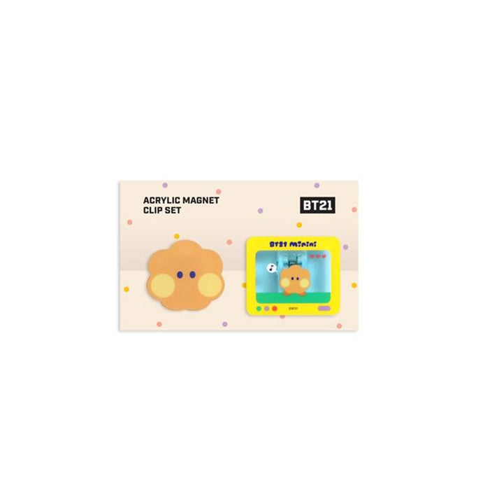 [BT21] Minini Acrylic Magnet Clip Set OFFICIAL MD