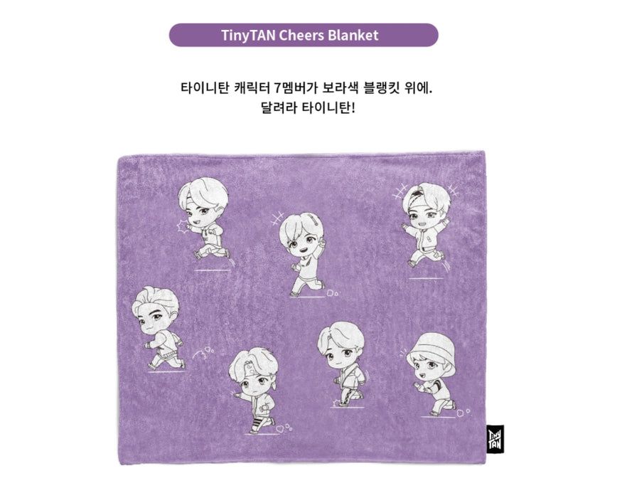[BTS] - TIYP TinyTAN Check Blanket OFFICIAL MD