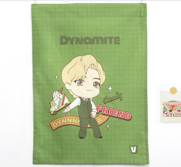 [BTS] - TinyTAN Dynamite FABRIC POSTER OFFICIAL MD