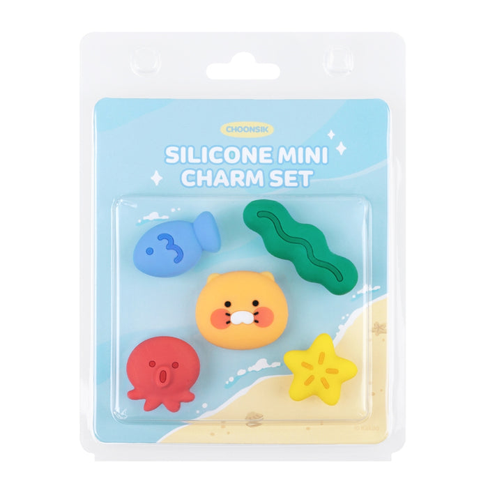 [KAKAO FRIENDS] Choonsik Silicone Mini Charm Set 5P OFFICIAL MD