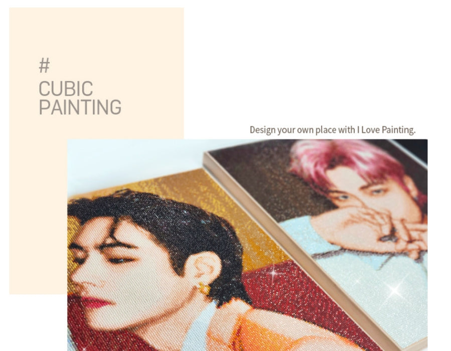 [BTS]- BTS Butter Cubic Painting+PHOTOCARD GIFT OFFICIAL MD