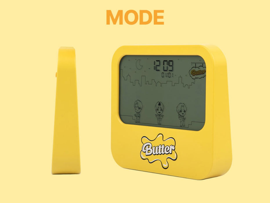 [BTS] - TinyTan Butter Desktop Alarm Clock Animated LED Mood Light OFFICIAL MD