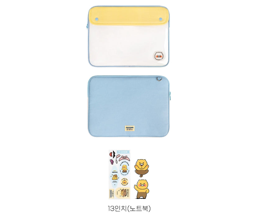 [KAKAO FRIENDS] - Chunshik PVC Tablet Laptop Pouch 11 inch/13 inch OFFICIAL MD