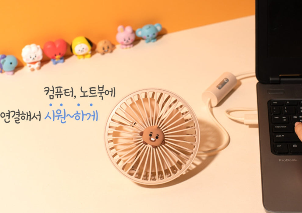 [BT21] -BT21 USB electric fan OFFICIAL MD