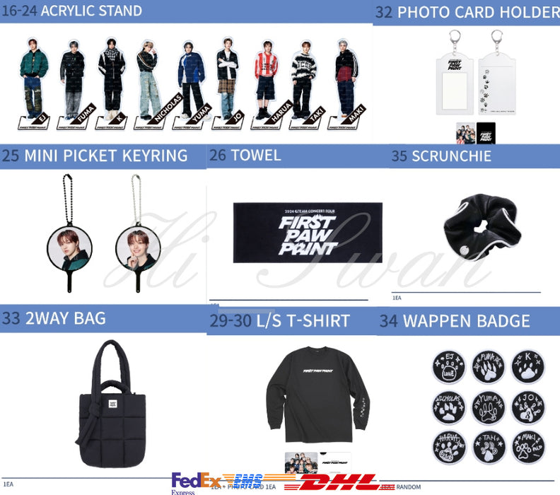 [&TEAM] 2024 Concert Tour First Paw Print OFFICIAL MD