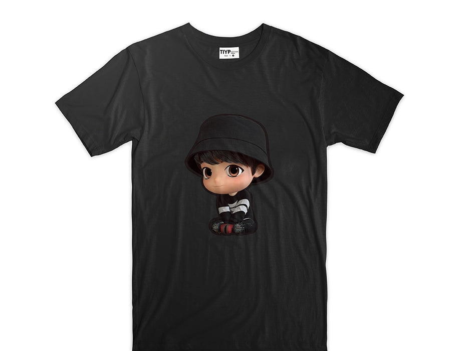 [BTS] - TIYP TinyTAN 3D Black PAJAMA OFFICIAL MD