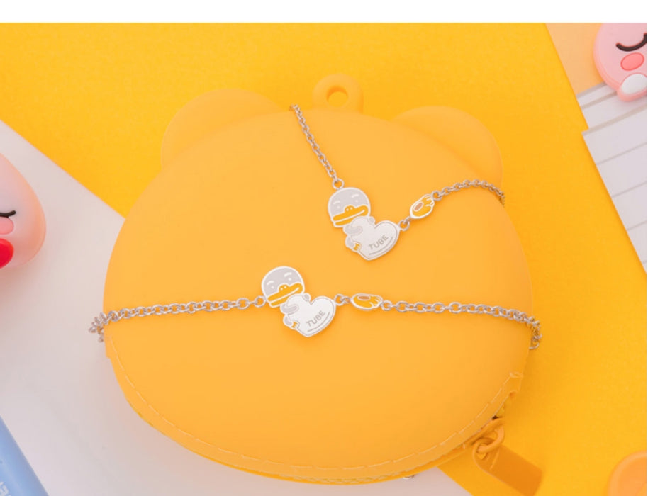 [KAKAO FRIENDS] - Kakao Friends X MINI GOLD Heart Kids Bracelet 15CM OFFICIAL MD