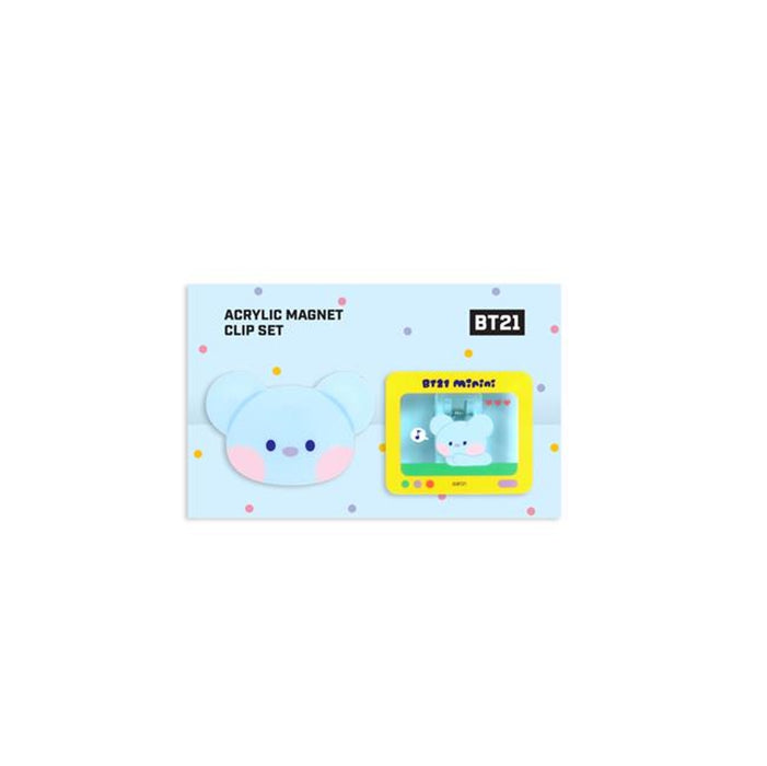 [BT21] Minini Acrylic Magnet Clip Set OFFICIAL MD