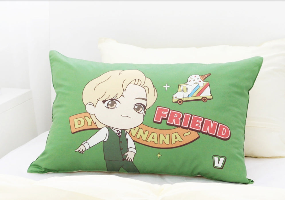 BTS Members TinyTan Throw Pillow by Farhan Laksono - Pixels