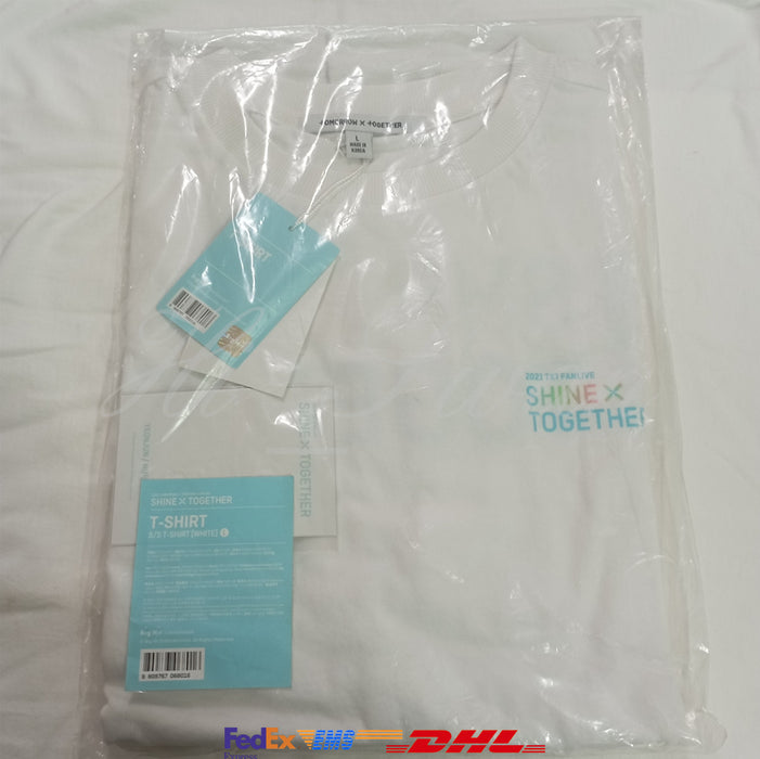 [TXT] 2021 TXT FANLIVE 'SHINE X TOGETHER' T-SHIRT OFFICIAL MD