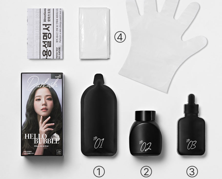 [BLACKPINK] - MISE EN SCENE HELLO BUBBLE X BLACKPINK Dye 12 colors + BENEFIT