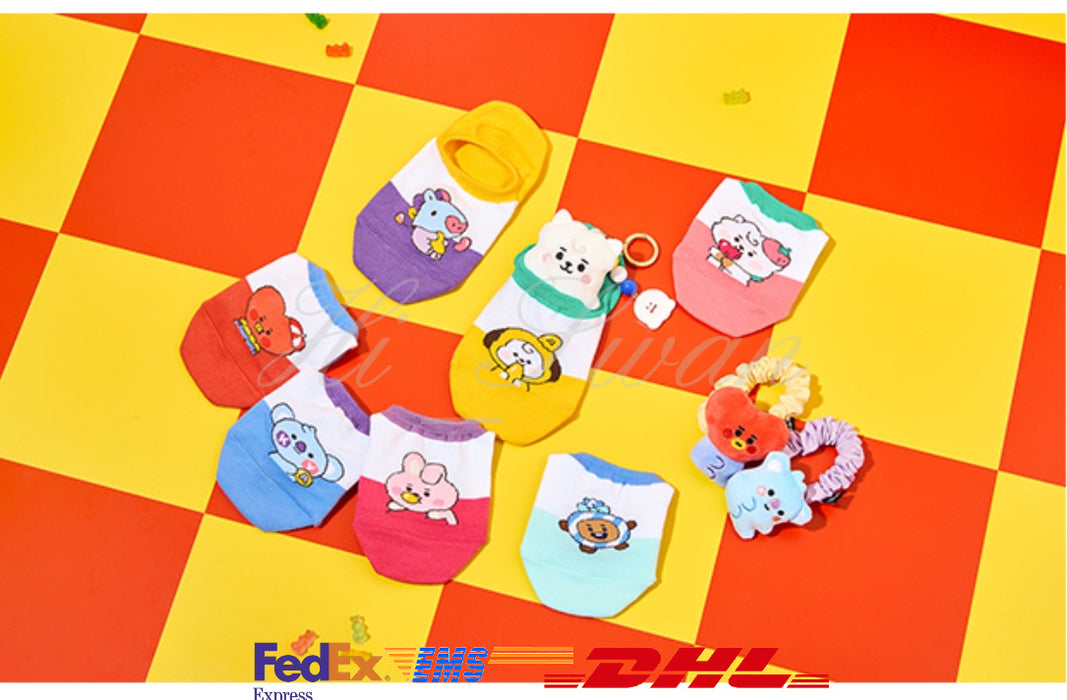 [BT21] -Line Friends BT21 BABY Jelly Candy OvershoesOFFICIAL MD