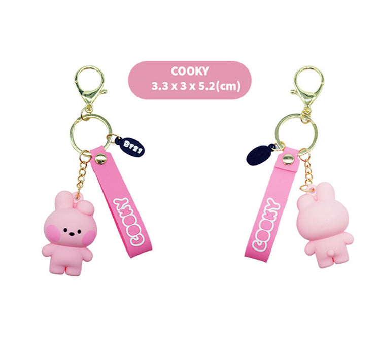 [BT21] - BT21 Minini Strap Keyring Key Holder OFFICIAL MD