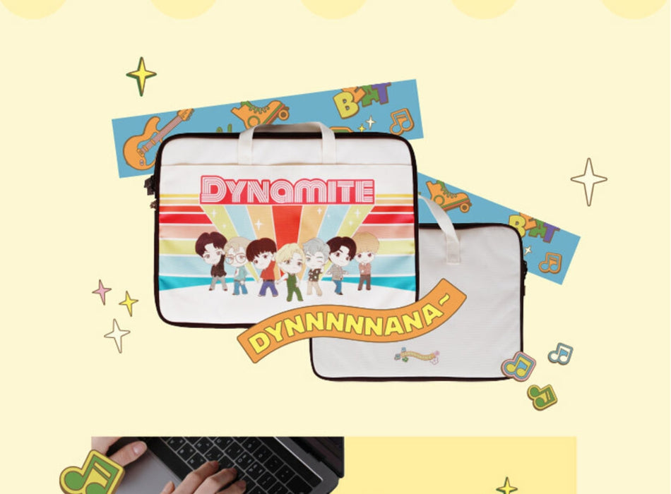 [BTS] - BTS Tinytan Dynamite Laptop Pouch for 13 Inch MacBook Air Pro Pouch Bag