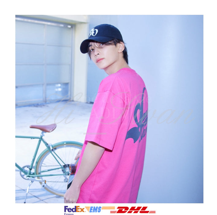 [SEVENTEEN] JEONGHAN BIG LOGO 2 PRINTING SHORT SLEEVE T-SHIRT OFFICIAL MD