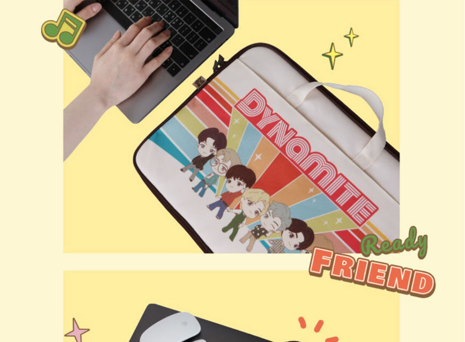 [BTS] - BTS Tinytan Dynamite Laptop Pouch for 13 Inch MacBook Air Pro Pouch Bag