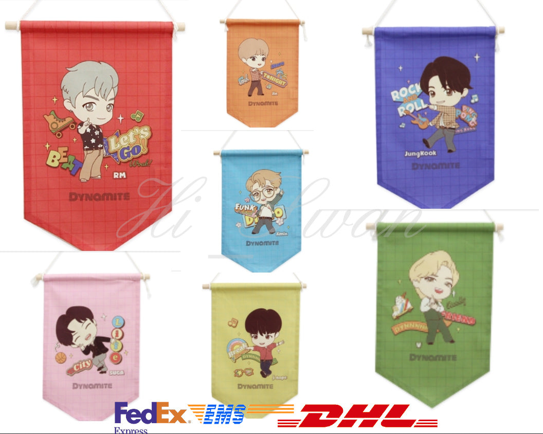 [BTS] - TinyTAN Dynamite FLAG OFFICIAL MD – HISWAN