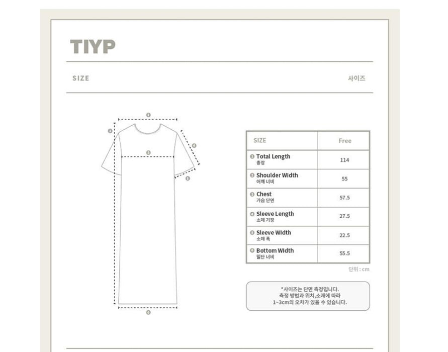 [BTS] - TinyTAN Dress Comfortable Long Black Daily Easy Dress OFFICIAL MD