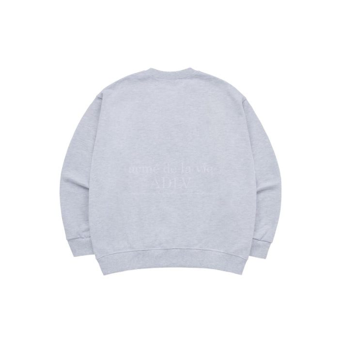 [SEVENTEEN] JEONGHAN VARSITY LOGO EMBOSSING NEEDLEWORK SWEATSHIRT MD