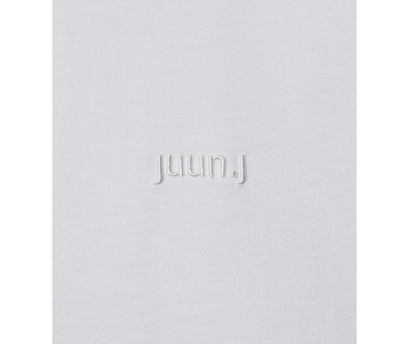 [BTS] - Juun.J X BTS MEN White Signature Overfit Half Sleeve T-shirt JC2342PH11