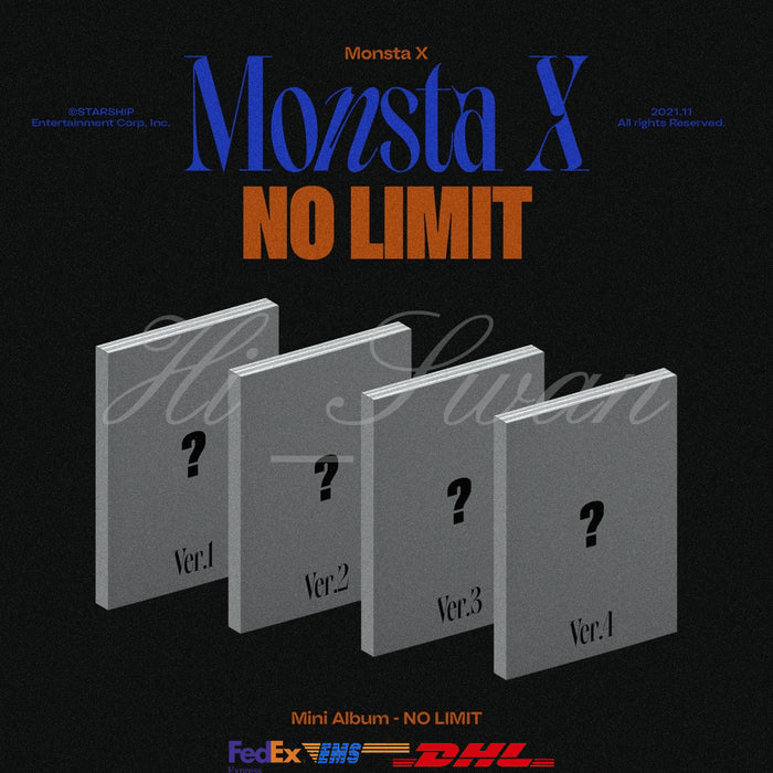 [Monsta X] -MONSTA X Mini Album SET NO LIMIT+PRE-ORDER/ STARSHIP SQUARE BENEFITS