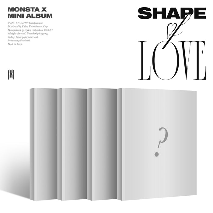 [Monsta X] - MONSTA X Mini Album SHAPE of LOVE VER SET OFFICIAL MD