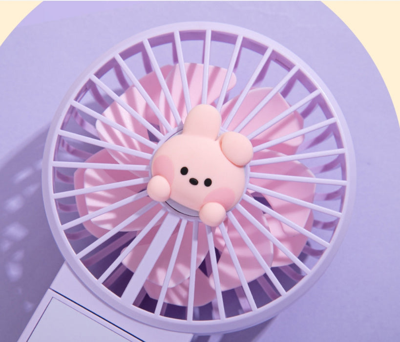 [BT21] - ROYCHE X BT21 Mini Mini Dual Blade Handy Fan OFFICIAL MD