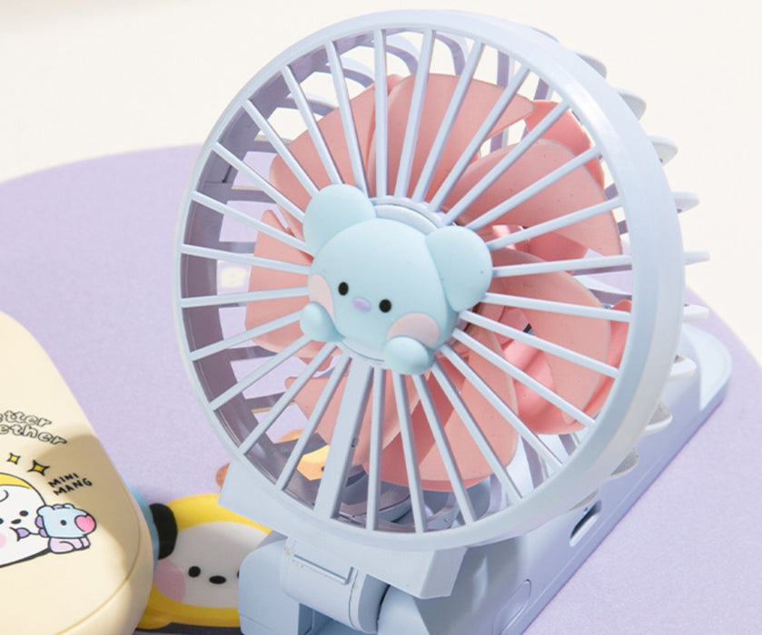 [BT21] - ROYCHE X BT21 Mini Mini Dual Blade Handy Fan OFFICIAL MD