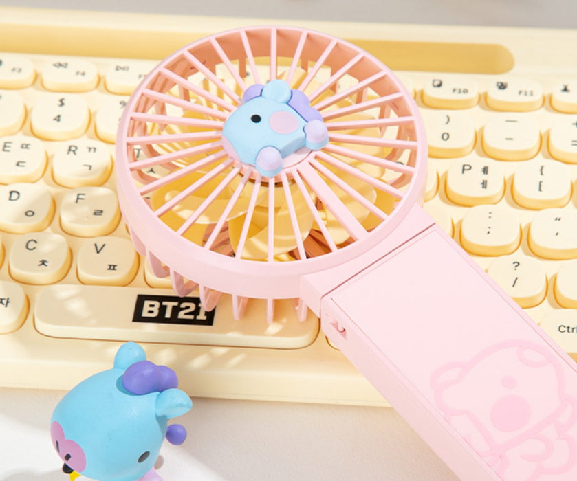 [BT21] - ROYCHE X BT21 Mini Mini Dual Blade Handy Fan OFFICIAL MD