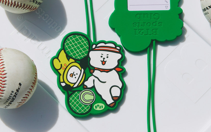 [BT21] Sports Club Luggage Name Tag OFFICIAL MD