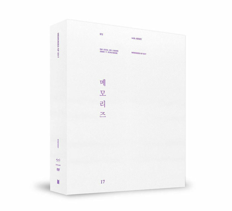 BTS] - BTS MEMORIES OF 2017 DVD Full Package Sealed, Free Shipping