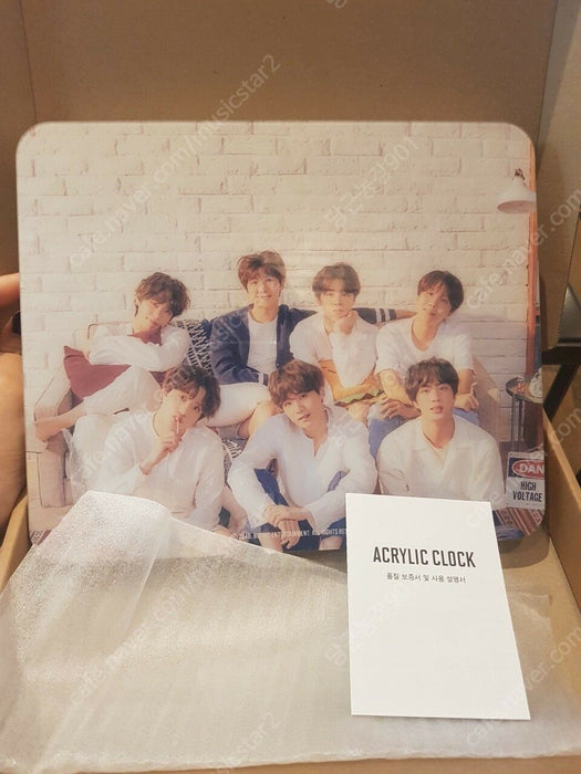 [BTS] - Acrylic Clock 2018 BTS Exhibition '오, 늘' Official MD Limited Edition