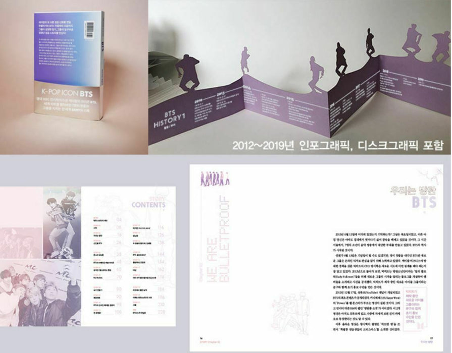 [BTS] - KPOP ICON BTS BOOK LEGEND HISTORY OF BTS WITH ARMY KOREAN VERSION