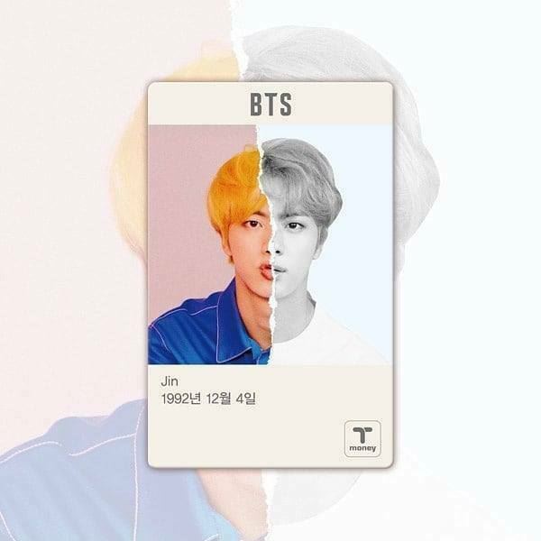 [BTS] - 2019 BTS X CU OFFICIAL BTS T-MONEY CARD KOREA TRANSPORTATION CARD