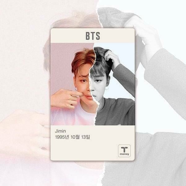 [BTS] - 2019 BTS X CU OFFICIAL BTS T-MONEY CARD KOREA TRANSPORTATION CARD