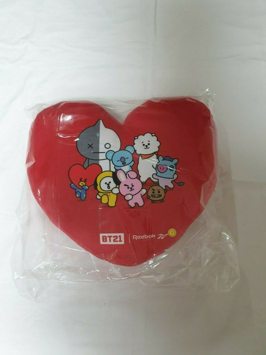 BTS x BT21 Reebok Classic Shoes Promotional Official Love Heart Cushion